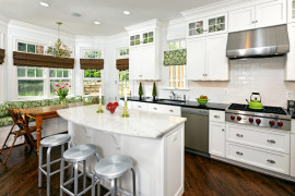 White Kitchen with Professional Appliances