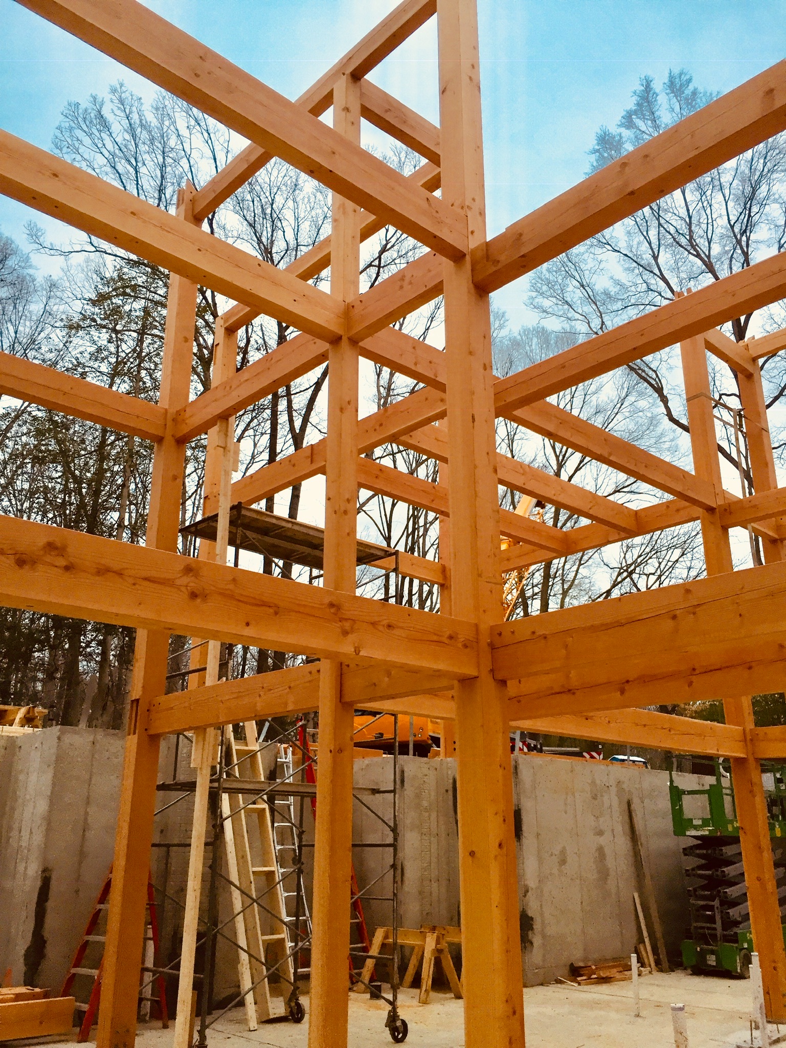 New Post & Beam House Foxcraft